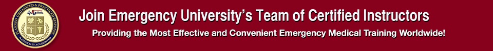 Join the emergency university family of certified instructors