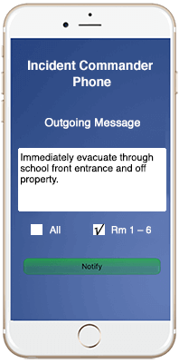 EUAlert!™ report an emergency screen