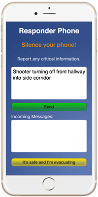 EUAlert!™ initial reporting screen