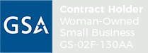 Serving Government Agencies Since 2002. GSA Contract Holder Women-Owned Business GS-02F-0082N