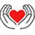 citizen cpr foundation logo of 2 hands holding a red heart