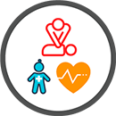 Adult/Pediatric CPR with Free "Virtual" AED